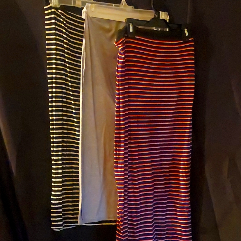 Pencil skirts!  Size medium but will fit a large even Xl